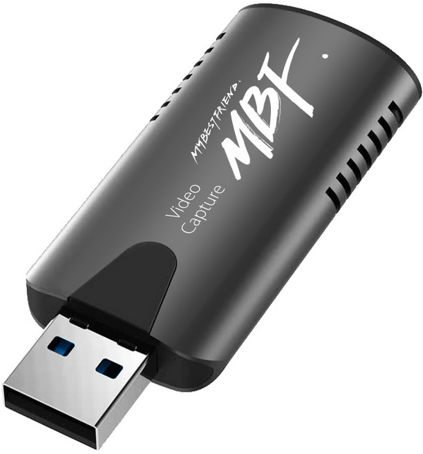 엠비에프 4K HDMI 캡쳐보드 USB 젠더 타입, 1개, MBF-UHCP-G