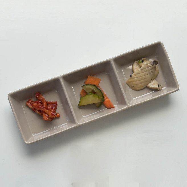 프렐류드 미에뜨 3칸 나눔찬기, 샌드 베이지, 1개