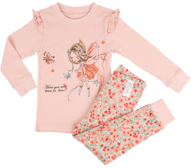 메이키즈 여아용 뿅뿅페어리 30수 후라이스 상하복 세트