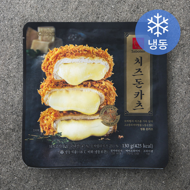 사보텐 치즈 돈카츠 (냉동), 130g, 1개