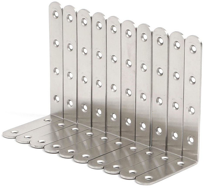 不鏽鋼角碼 10件組, 1組