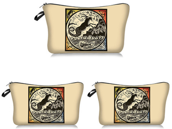 스탬프 별자리 다용도 파우치 3p