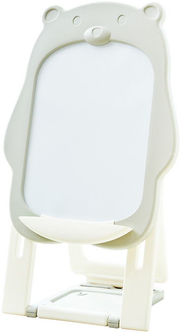 펀엔베이비 곰도리 유아자석보드, 화이트 + 그레이, 1개