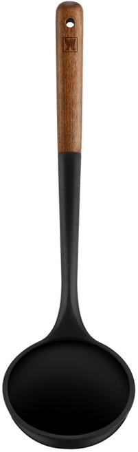 WAGENSTEIGER 矽膠湯勺, 黑色, 1支