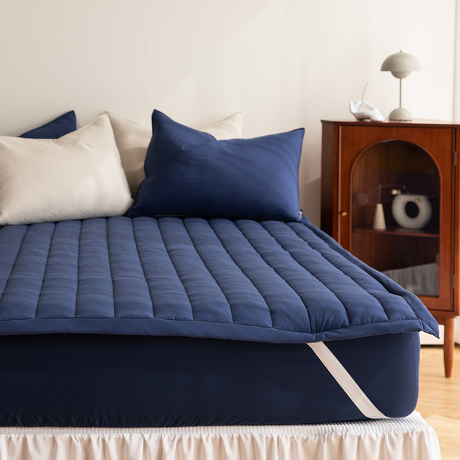 헬로우슬립 돈워리 m2 알러지케어 침대패드, 네이비