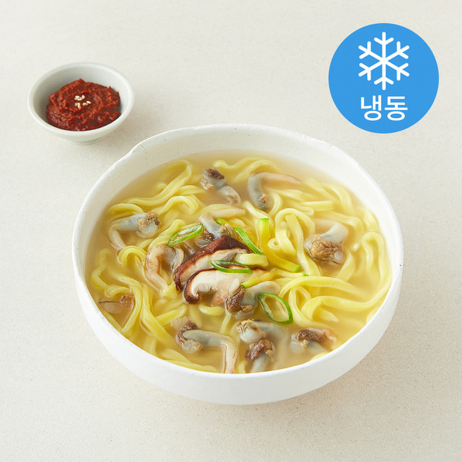 더푸드랩 새조개 얼큰 칼국수 (냉동), 665g, 1개
