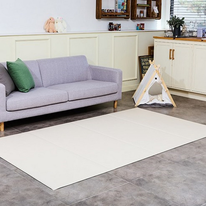 DING DONG PET 寵物防滑地墊 折疊款, 米色, 1個