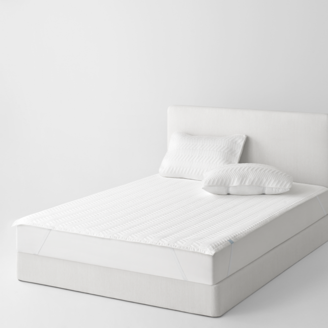 프랑떼 국내생산 2세대 듀라론 냉감패드, 화이트