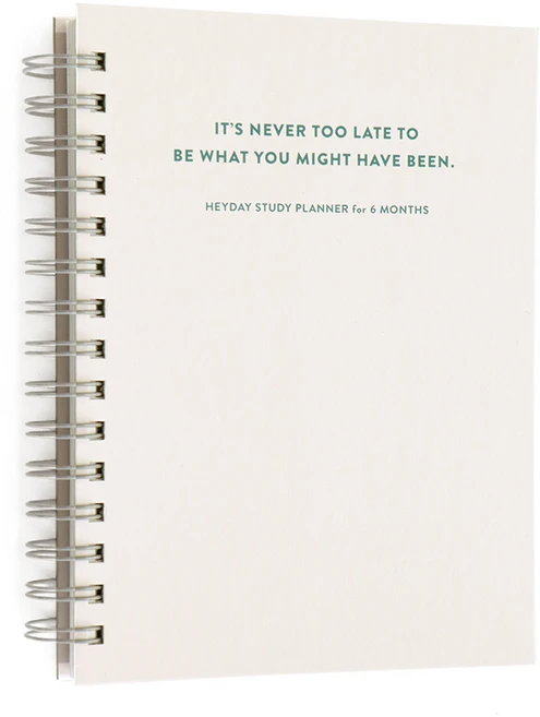 아이코닉 헤이데이 스터디 플래너 6개월, Beige, 1개 - 쿠팡