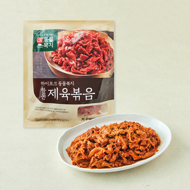 하이포크 동물복지 인증 한돈 제육볶음, 500g, 1개