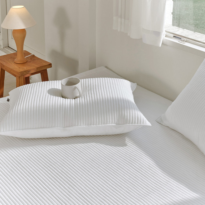 파르페by알레르망 에어리 알러지케어 크리즈워싱 이불겸 패드 스프레드, 아이보리