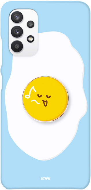 유스픽 갤럭시 디자인 그립 스마트 톡톡 슬림 하드 휴대폰 케이스 노른이