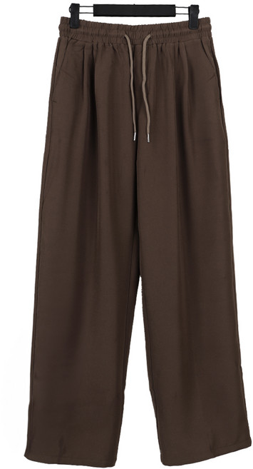 유세븐 여성용 밴딩 플리츠 와이드 팬츠 DMWP4003