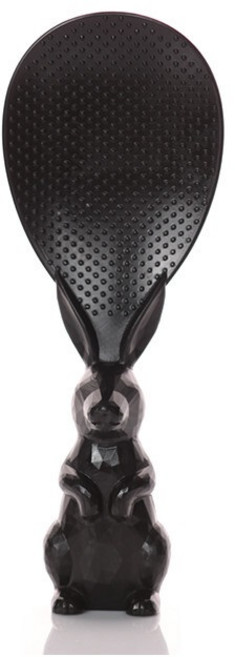 니드앤니드 이지그립 밥알이 잘 붙지않는 스탠딩 주걱, 블랙, 1개