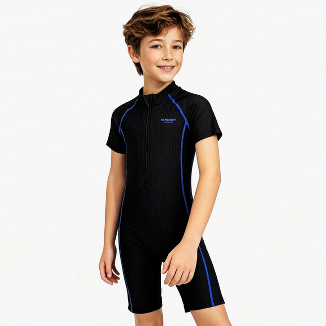 에스티홀리데이 주니어용 집업 반전신 실내 수영복 C265-52