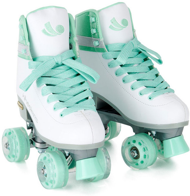 휠러스 성인용 롤러스케이트, 민트, 1세트