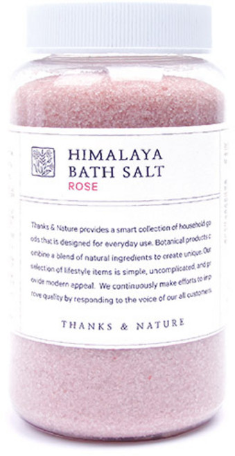 쌩스네이처 히말라야 바스솔트 로즈향, 1.2kg, 1개