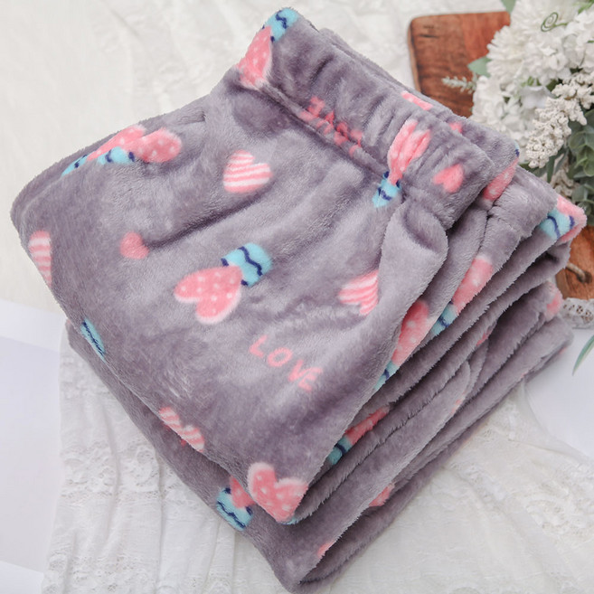 GLAM GONGGAM 情侶愛心圓點睡眠睡褲 2件組