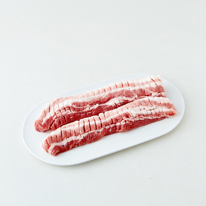 설성목장 무항생제 인증 한돈 벌집 삼겹살 구이용 (냉장), 1개, 400g