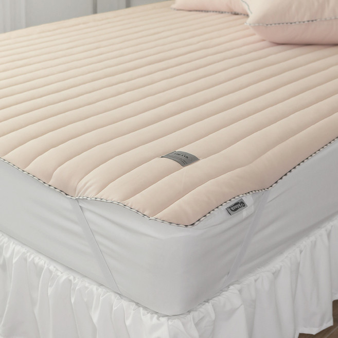 이블랑 국내 제조 아르떼 알러지케어 멜로형 침대패드, 05 스킨핑크