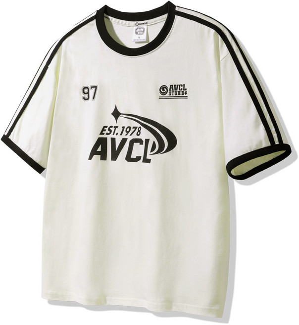 ALVINCLO 男女通用 AVCL 1978 Ringer 運動寬鬆版型短袖T恤 AST4821