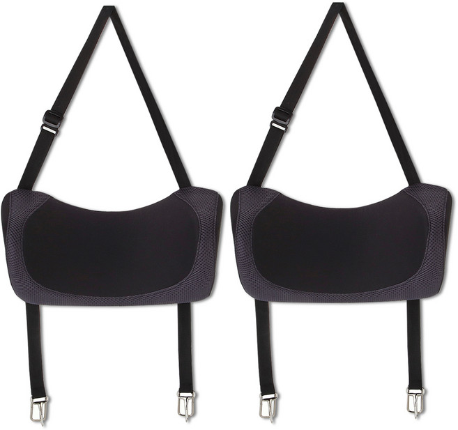 에어보스 3D 메모리폼 서포트 헤드 쿠션, 콤비 그레이, 2개