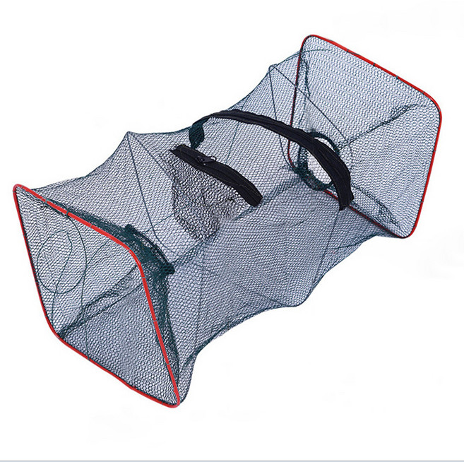 디펜즈만 민물 계곡 낚시 그물망 물고기 어망 사각통발, 블랙