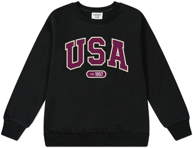 뉴욕꼬맹이 아동용 Z 맨투맨 WZ036