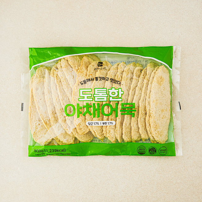 영자어묵 도톰한 야채어묵, 800g, 1개
