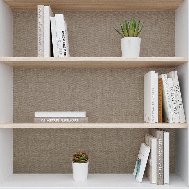 인필 현대시트 패브릭 패턴 인테리어 필름 LW464, 베이지브라운, 폭 60cm x 길이 30m