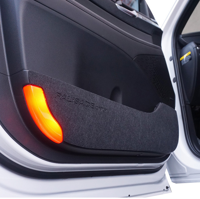 다오토 자동차 도어커버 스크래치 방지 튜닝 보호 용품 4p, 현대 더뉴팰리세이드 2022년 5월~, 다크그레이