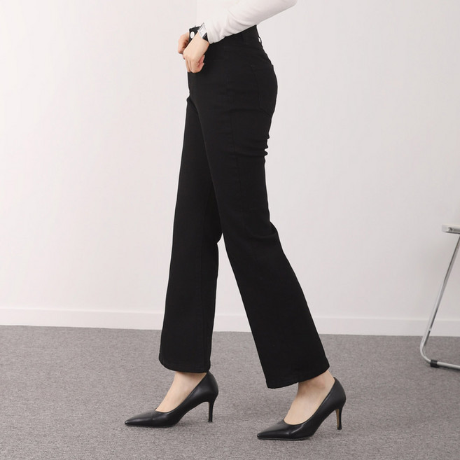 인비비드 여성용 시크한 레이디 무드 히든밴딩 부츠컷 바지 G01I7_ic5420 롱