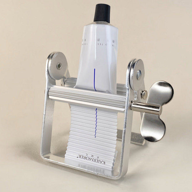모나코올리브 스틸 튜브 치약짜개, 실버, 1개