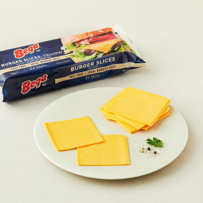 BEGA 버거 슬라이스 치즈 84매입, 1kg, 1개, 1개입
