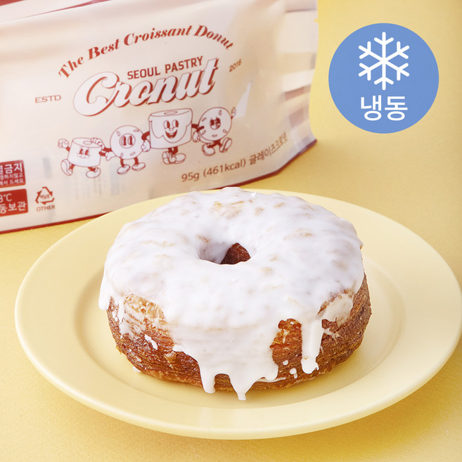 서울페이스트리 글레이즈 크로넛 (냉동), 95g, 1개입, 1개