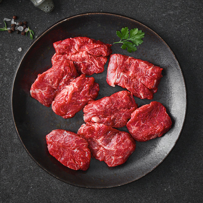 실속한우 조은장터 제비추리 1등급 구이용 (냉장), 200g, 1개