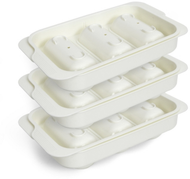 빅 아이스 트레이 타원 3구, 3개