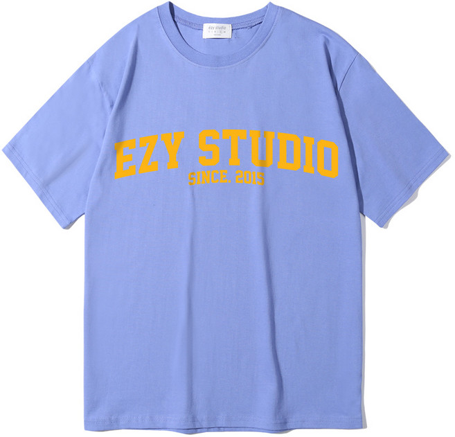 이지스튜디오 아치로고 더블 오버핏 빅사이즈 통기성 반팔티