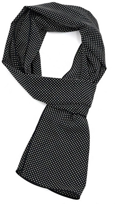 남성용 WIMAC 케링모 도트 머플러 롱 스카프