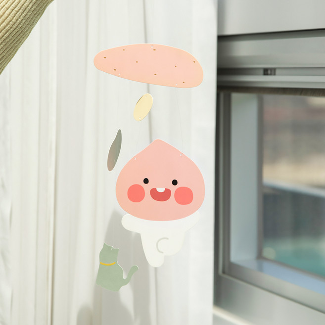 KAKAO FRIENDS April Shower造型紙質掛飾, Ryan+Apeach