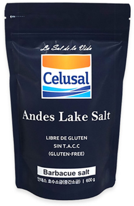 셀루살 안데스 호수 소금, 600g, 1개