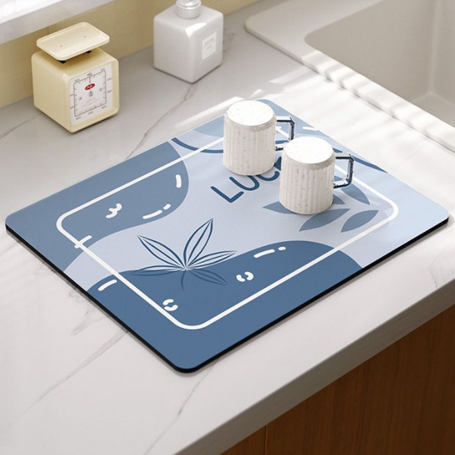 언헤브 플라워 해피 식기 건조 매트 1단, G 스타일7