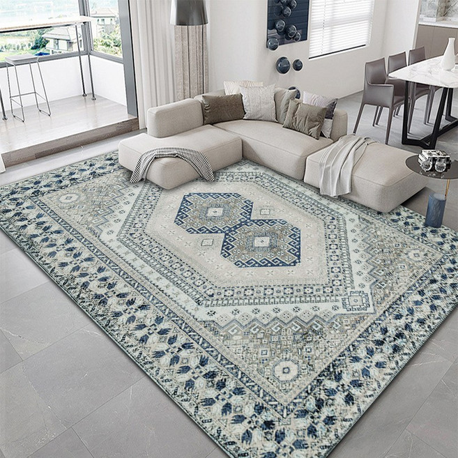 BRINCH 모조 캐시미어 논슬립 북유럽 패턴 카페트