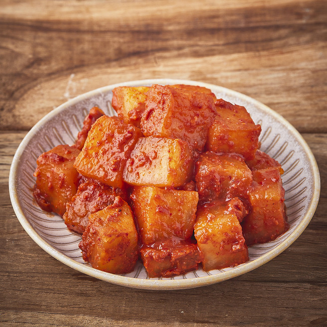 금자네 매운 실비 깍두기, 500g, 1개