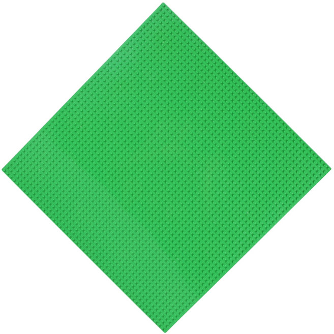 Toyloft 樂高相容積木底板 50 x 50格, 草綠色, 1個
