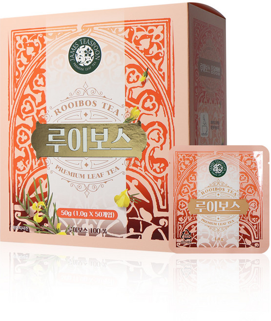 제임스티스푼 루이보스차, 1g, 50개입, 1개