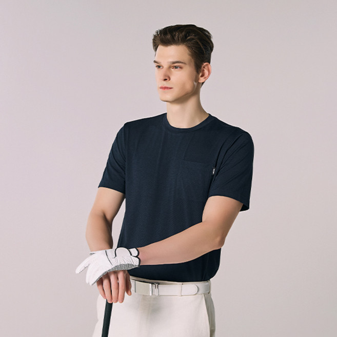 밀레골프 남성용 기본 반팔 티셔츠