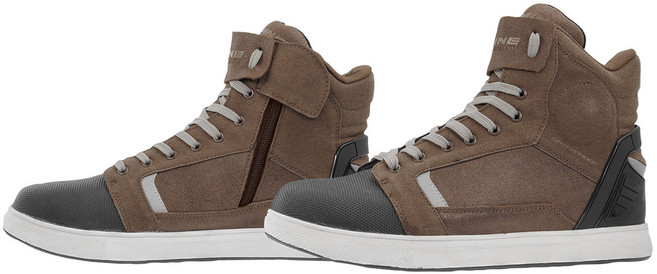 코미네 오토바이 부츠 스니커즈 BK-084, BROWN