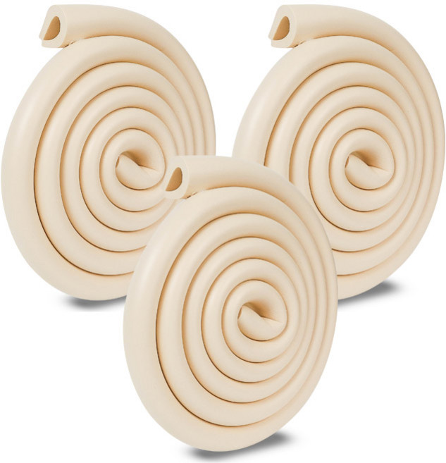 아이끌레 모서리보호대 U형, 베이지, 3개