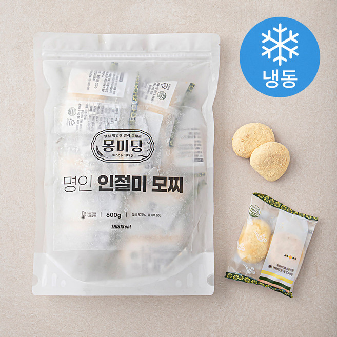 몽미당 명인 인절미 모찌 (냉동), 600g, 1개입, 1개